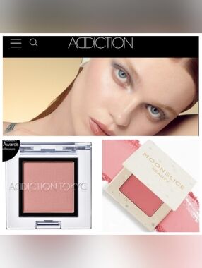 Addition Tokyo Eyeshadow Cashmer, Moonslice Beauty blush Lot
